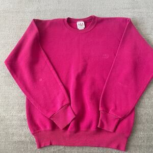 Vintage 90s USA Olympics Sweater M Raspberry Crew Neck Classic Streetwear Sports